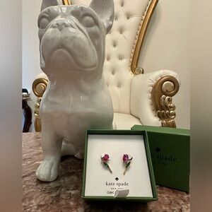 Kate Spade CZ Tulip earrings -NIB